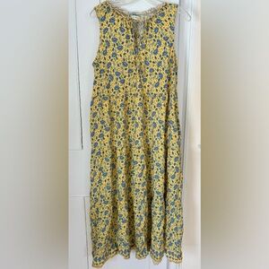 Max Studio Spring Floral Sleeveless Dress Size XL